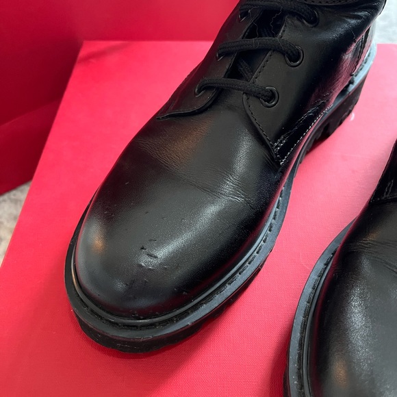 Valentino V Logo Combat Boot Size 40 - Picture 4 of 5